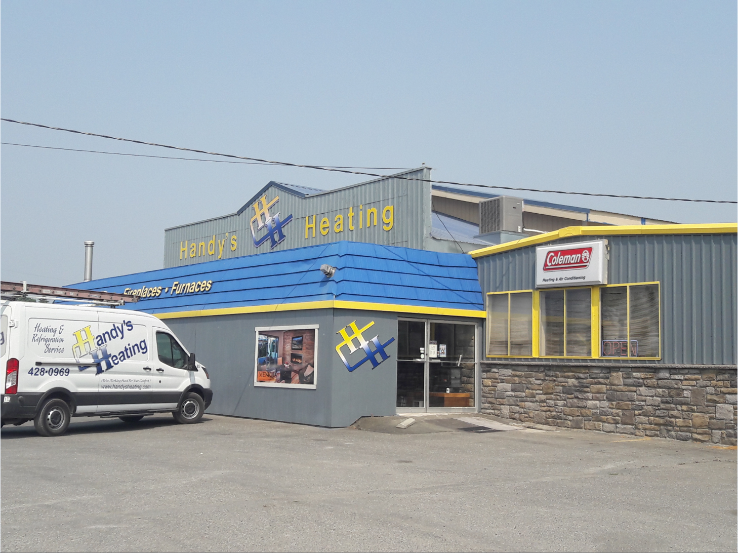 Handy's Heating, Inc. Building or Showroom