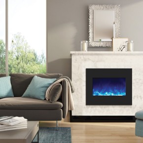 Amantii Electric zero clearance Fireplace – ZECL-26-2923-BG living room – We Love Fire