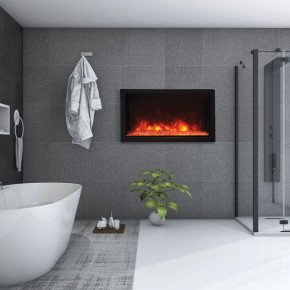 Amantii BI-DEEP-40-XT Electric Fireplace bathroom – We Love Fire