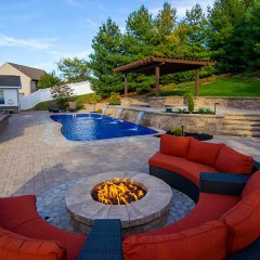 HPC Stonewall outdoor fireplace - We Love Fire