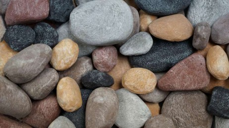 Multicolor River Rocks by Ambiance
