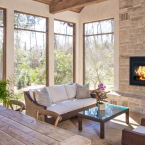 See-through Supreme duet 4 seasons fireplace living room - We Love Fire