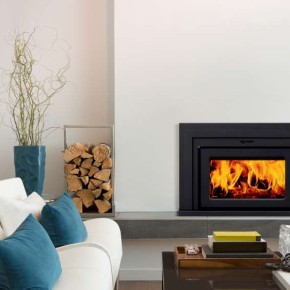Supreme Fusion 18 Wood Burning Fireplace Insert living room – We Love Fire
