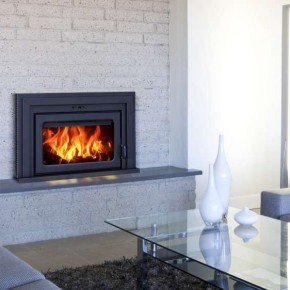 Supreme Fusion 24 Wood Burning Fireplace Insert living room – We Love Fire