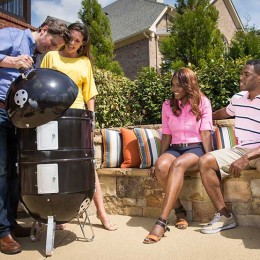 Charcoal Grill and Water Smoker, Model 300, by Napoleon