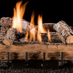Hargrove Weathered Oak gas logs – We Love Fire