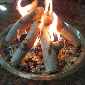 Enhance a Fire Huron Birch Logs Fire Pit Burn Crete – We Love Fire