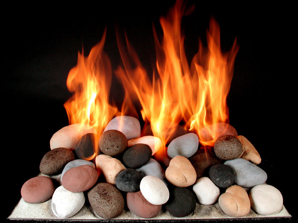 24'' Vent-Free Firestones by Rasmussen