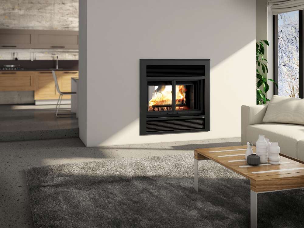 Valcourt Westmont wood-burning fireplace makes a good ally for power outages.