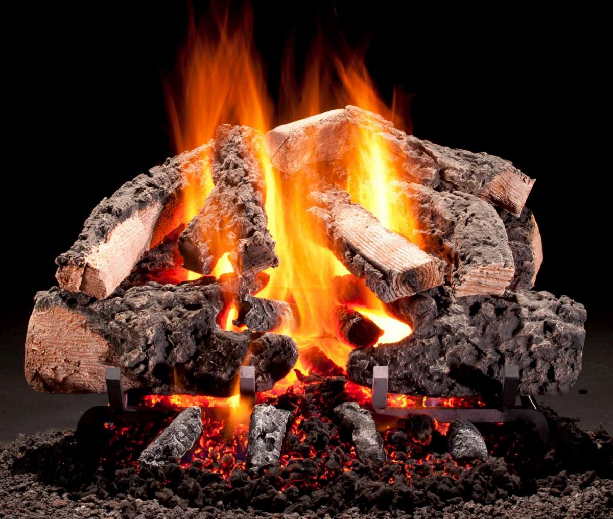 Hargrove Premium Products Woodland Timbers Cropped gas logs – We Love Fire