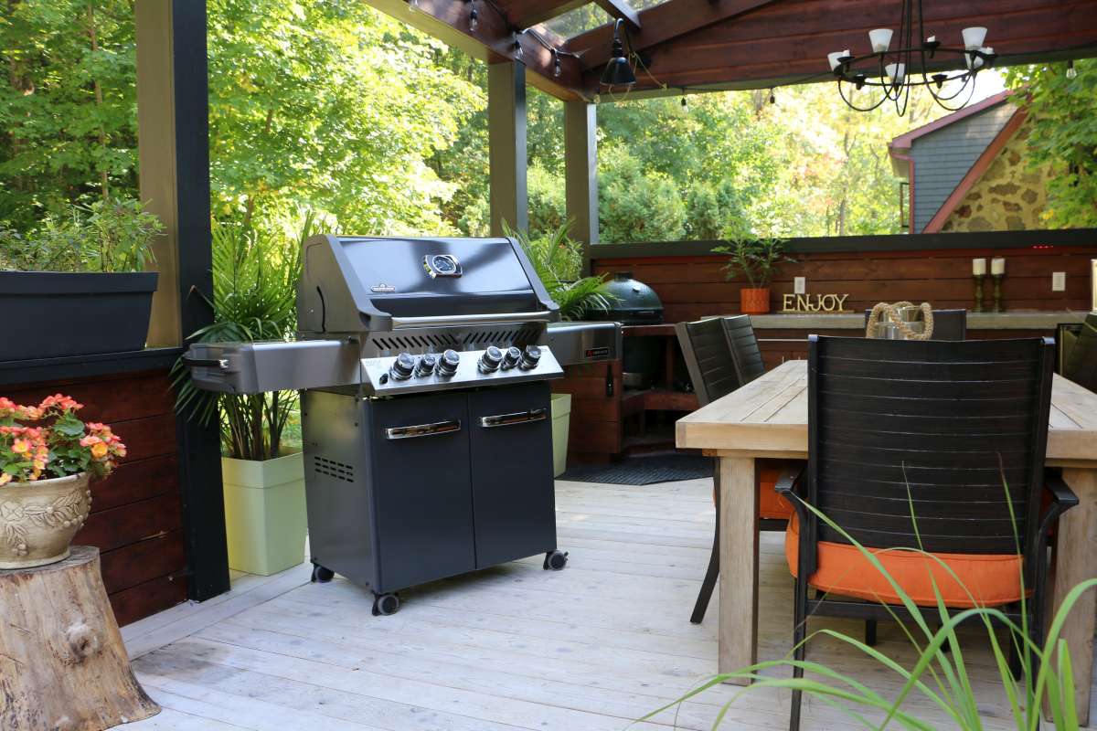 Ambiance 500 Gas Grill by Napoleon outdoor room – We Love Fire