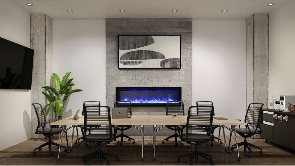Ambiance IW50 Electric Fireplace Blue Flame