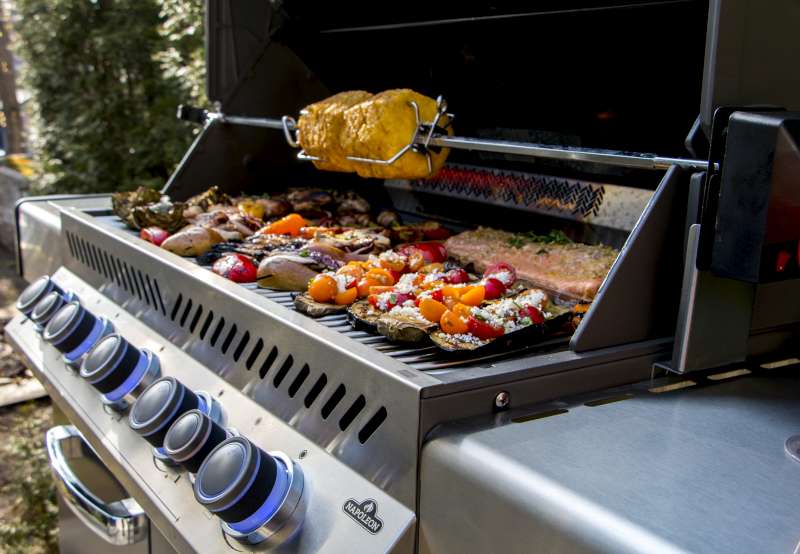 Rotisserie attachment for clearance bbq