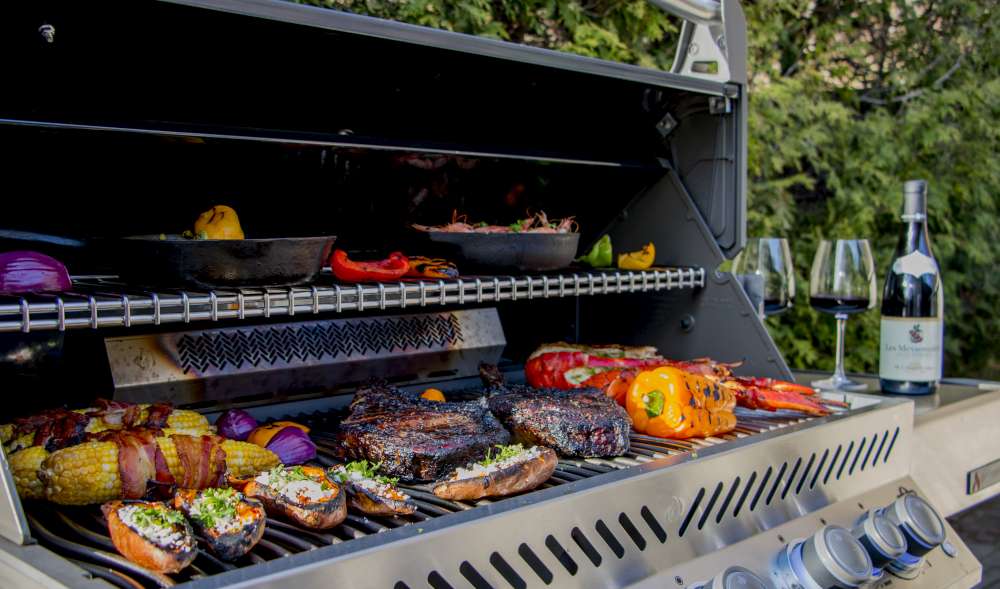 Gas shop cooking grills