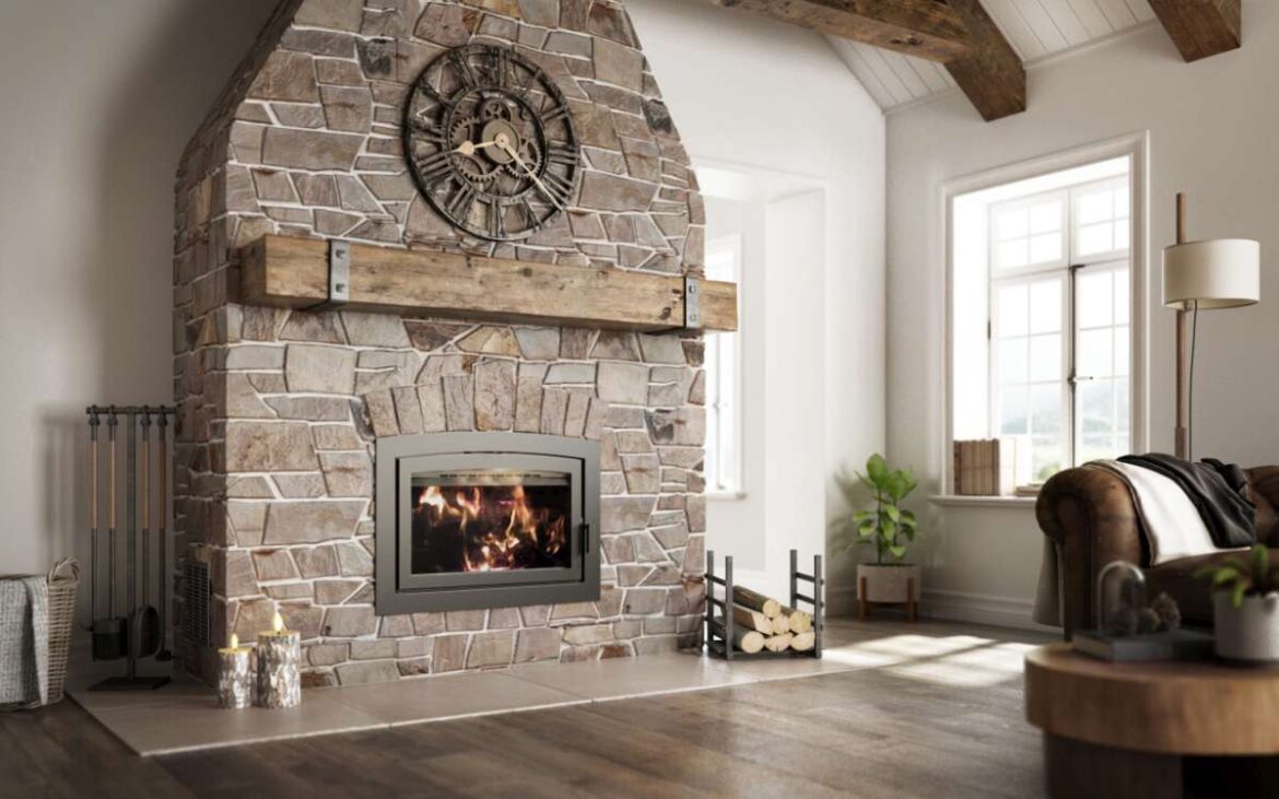 Ambiance Rustique Wood Fireplace