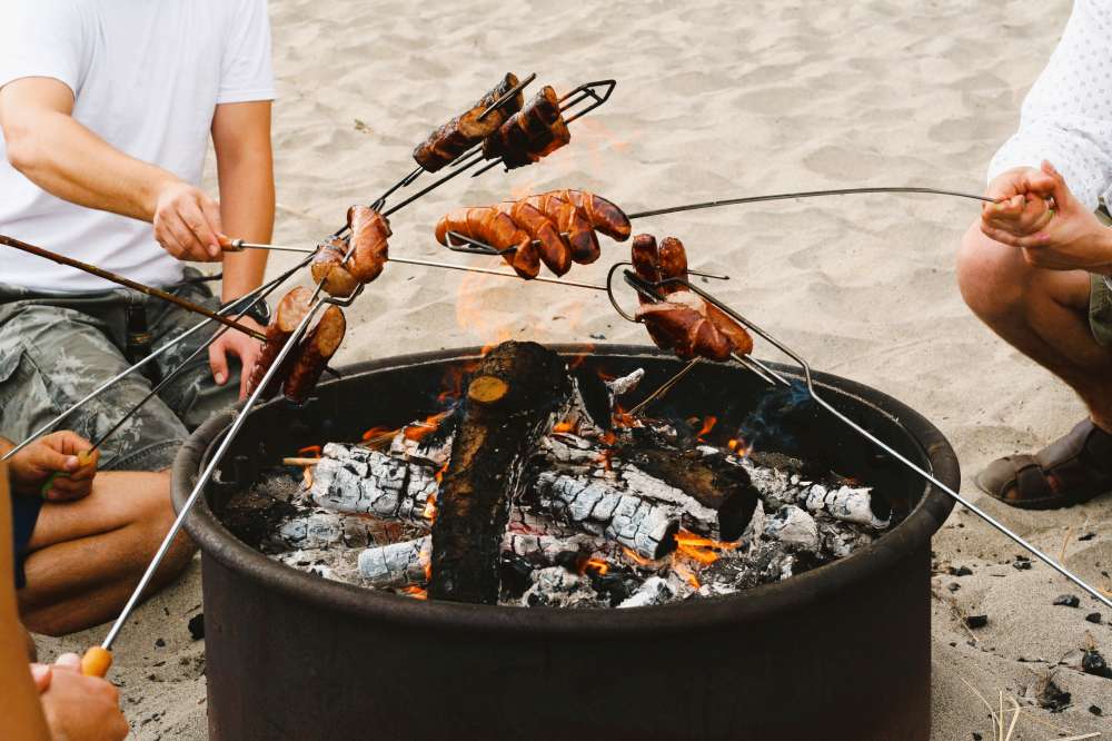 Gathering around the fire to cook and enjoy! How to cook on your outdoor fireplace? Cooking on your firepit at home or camping!