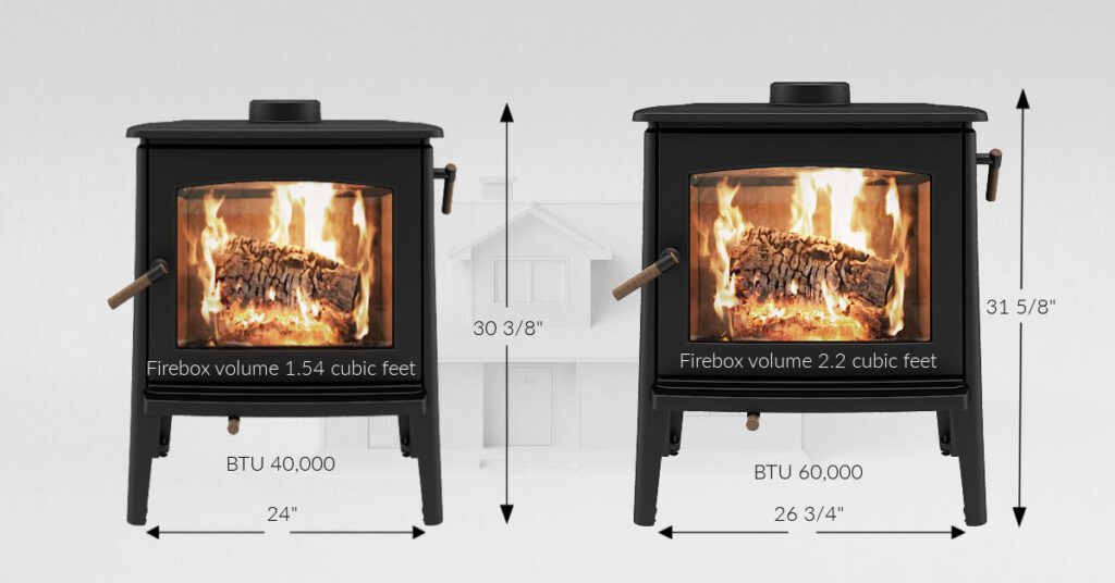 Ambiance Hipster woodstove small or tall? What size fireplace do I need?