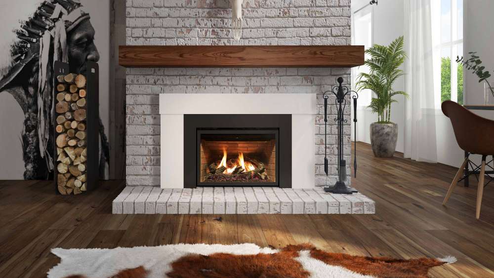Paint a fireplace. Paint a brick fireplace. How to update your fireplace by painting it?