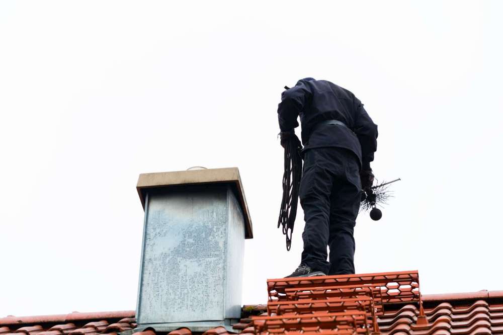 Sweep your chimney. Prepare your house for winter. Checklist to winterize your home.