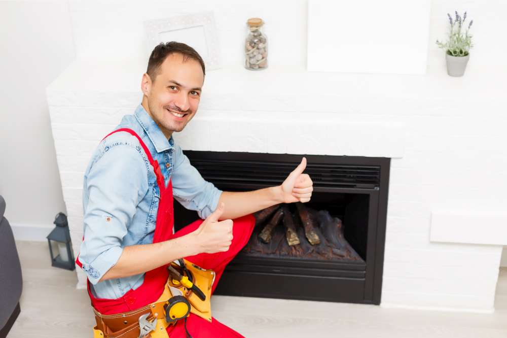 DIY gas fireplace installation. How to install a gas fireplace youself.