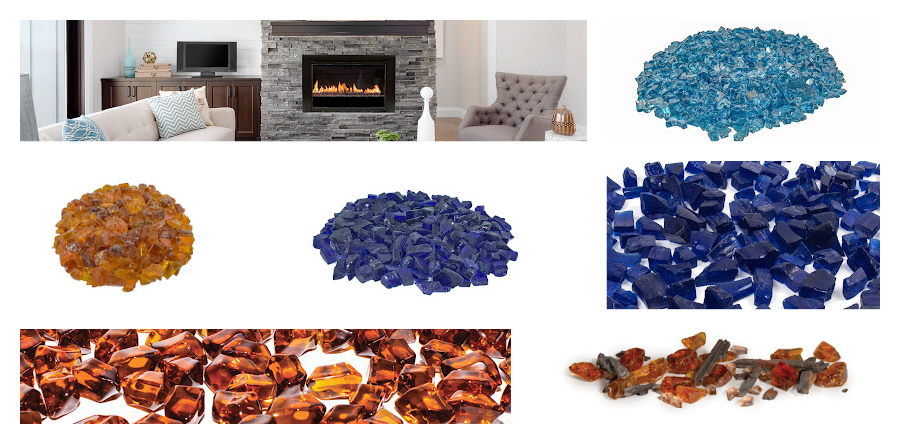 HOW TO UPDATE AND MODERNIZE A GAS FIREPLACE multi color glass media (1)