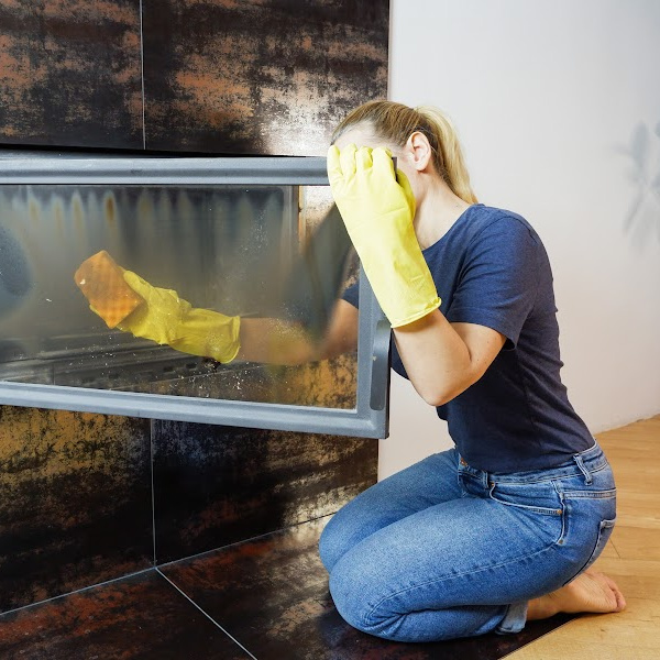 How to clean your fireplace glass