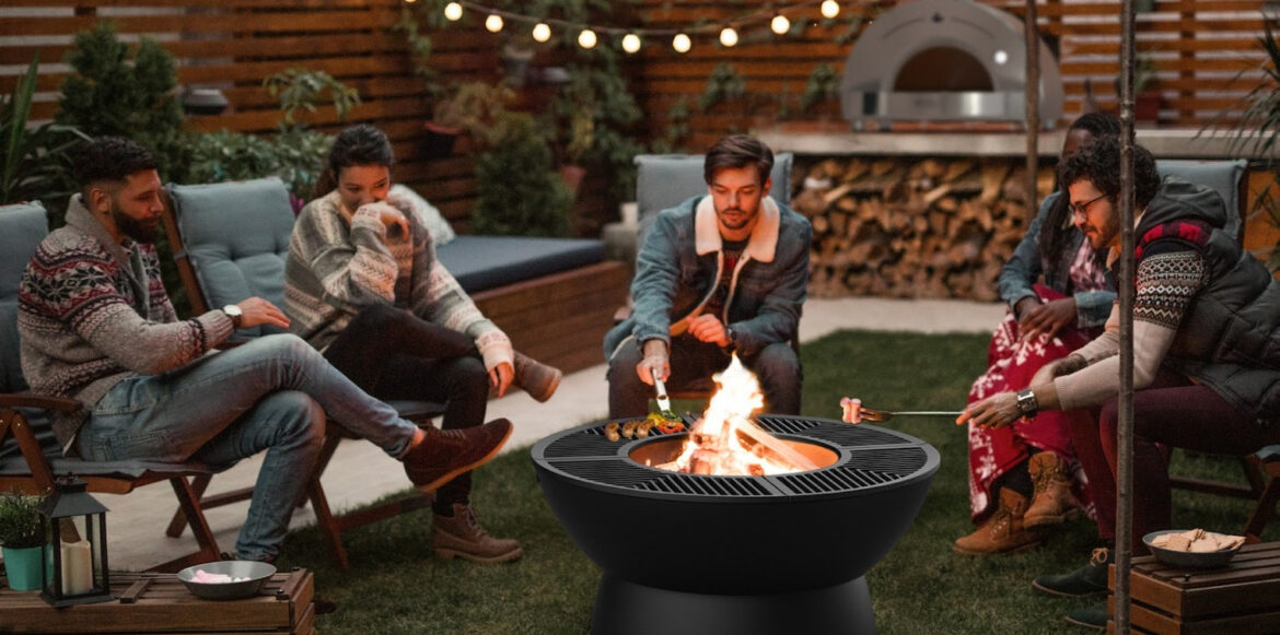 Hearthstone outdoor cooking firepit