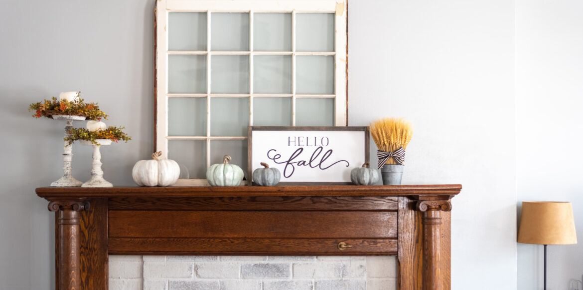 Decorating Your Mantel – The Complete 2022 Guide - Decorate with seasonal decoration - Fall