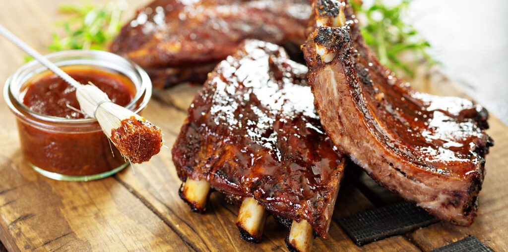 BBQ Sauce Safety_ What You Need to Know Before You Slather - BBQ Sauce with Ribs