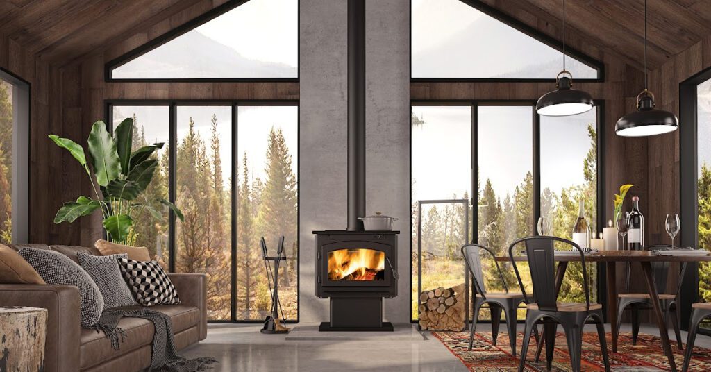 Hearth Pads for stoves - Wood Stove Outlander by Ambiance